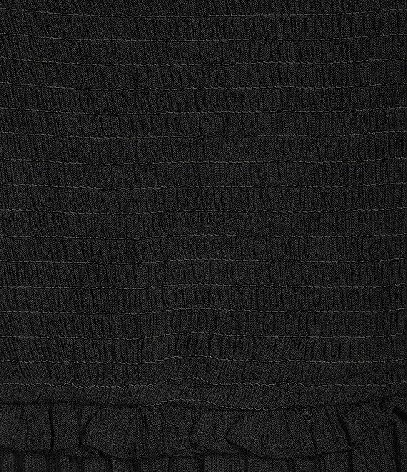 Angie Smocked Bodice Tiered Midi Dress Product Image