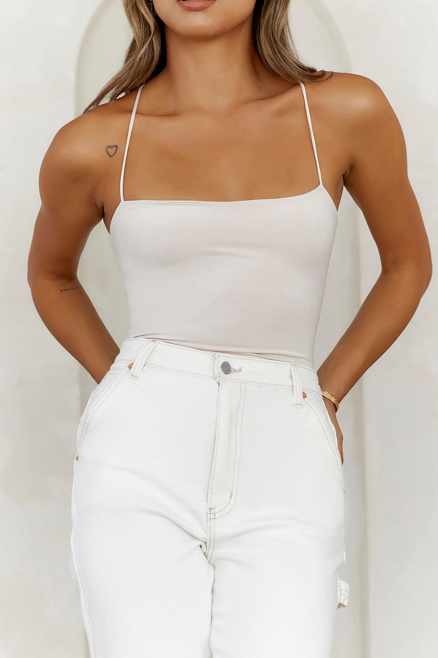 BASE  Day To Night Longline Top Oatmeal Product Image