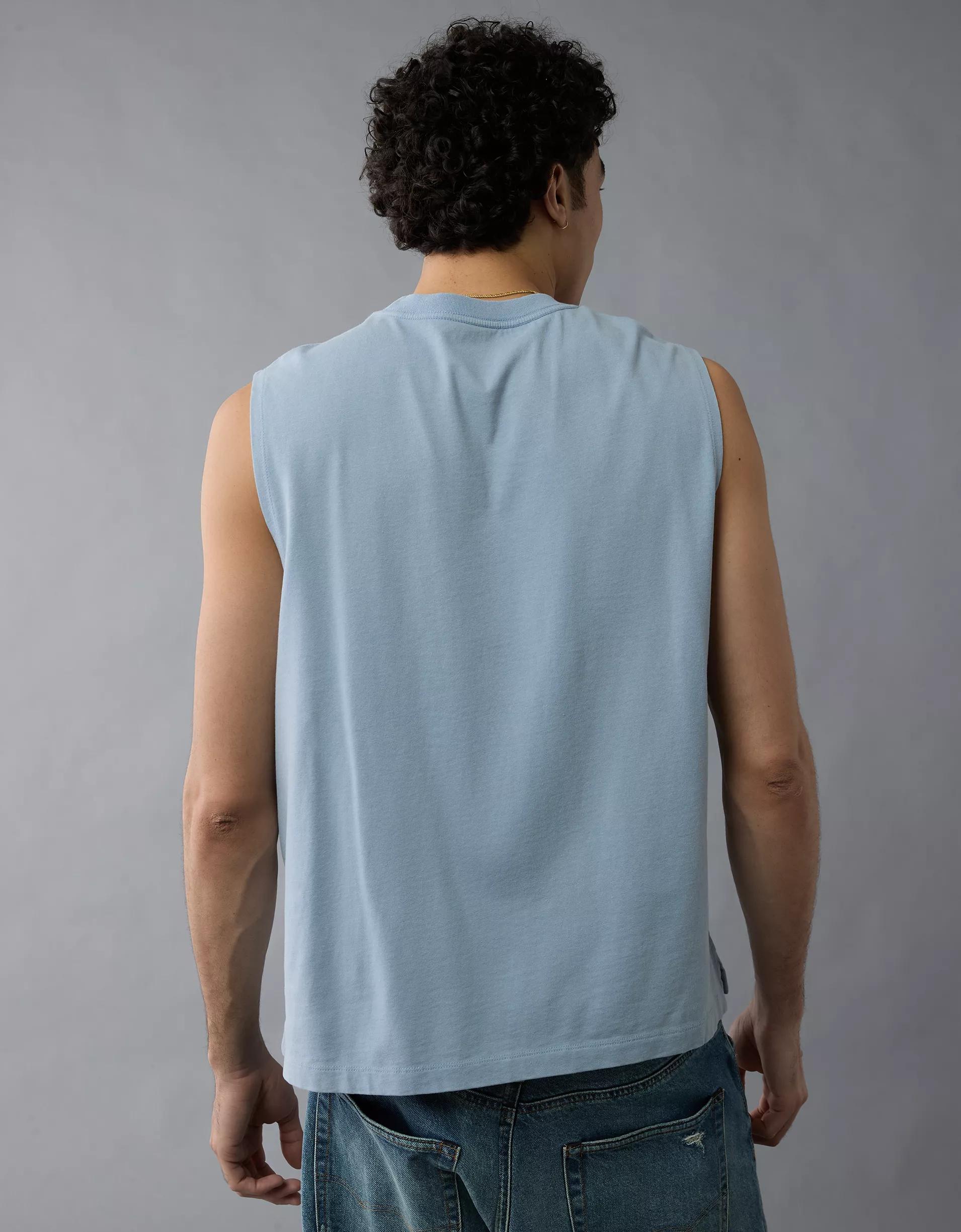 AE Boxy Sueded Jersey Tank Top Product Image