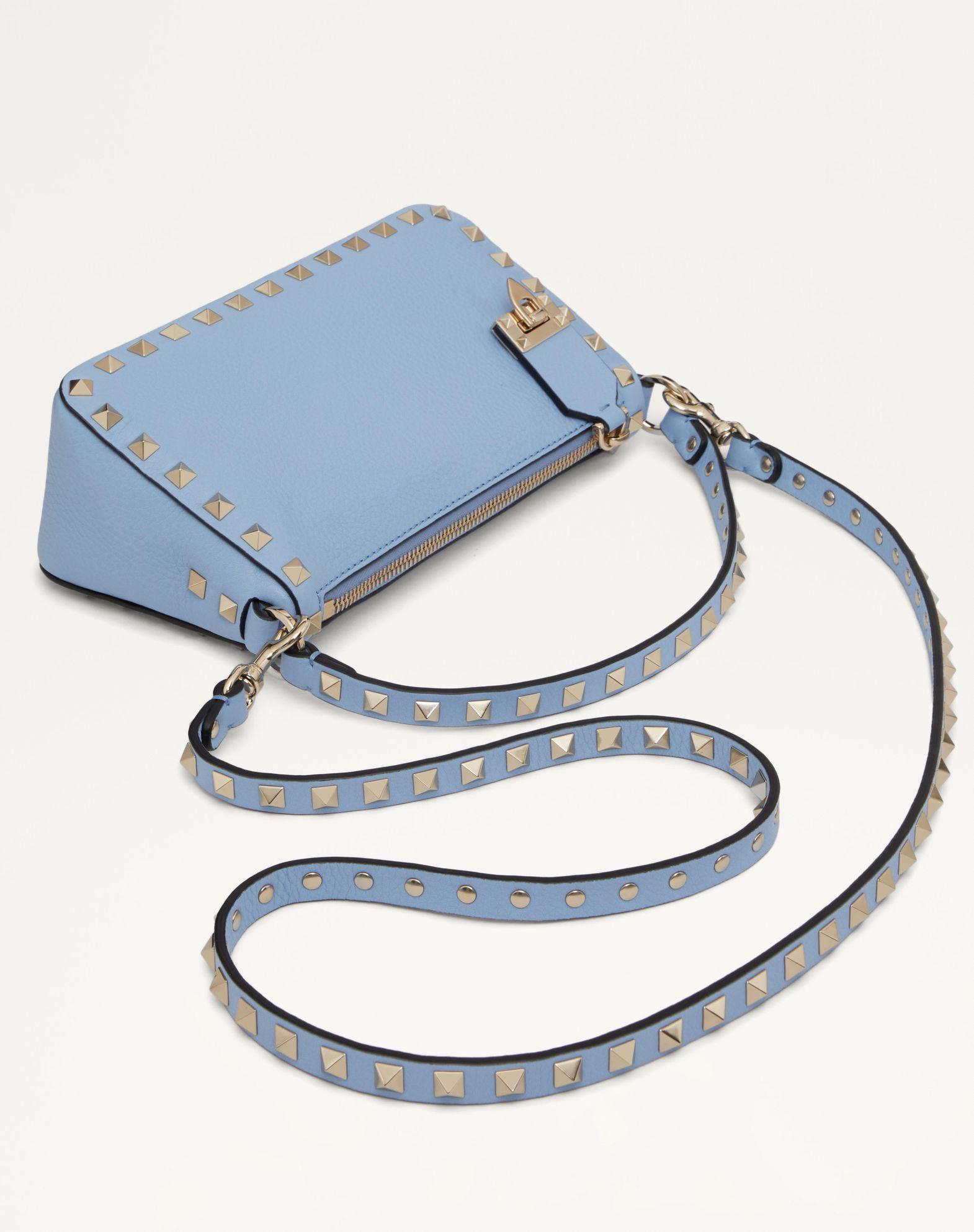Small Rockstud Grainy Calfskin Crossbody Bag  Product Image