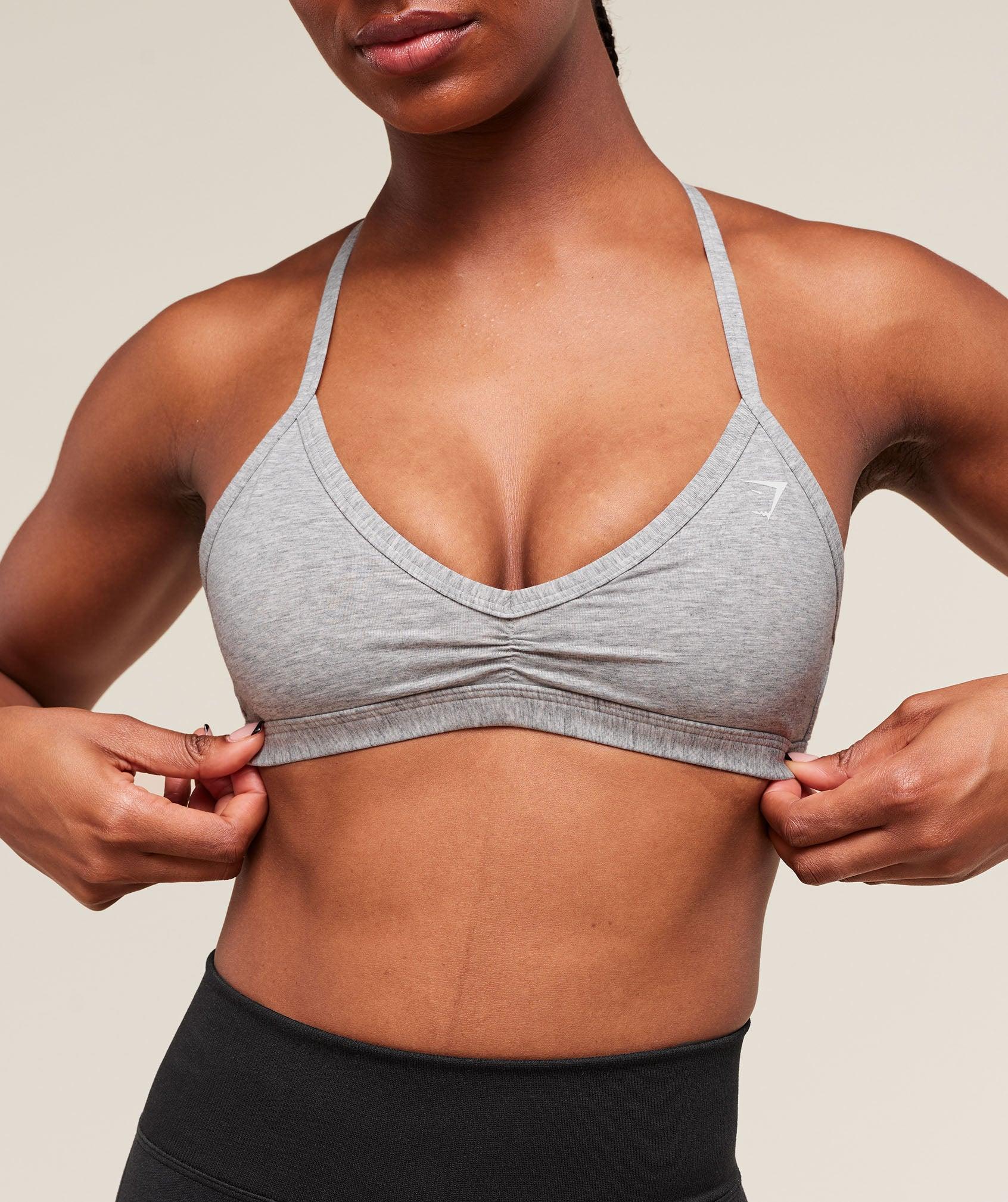 Cotton Minimal Sports Bra Product Image