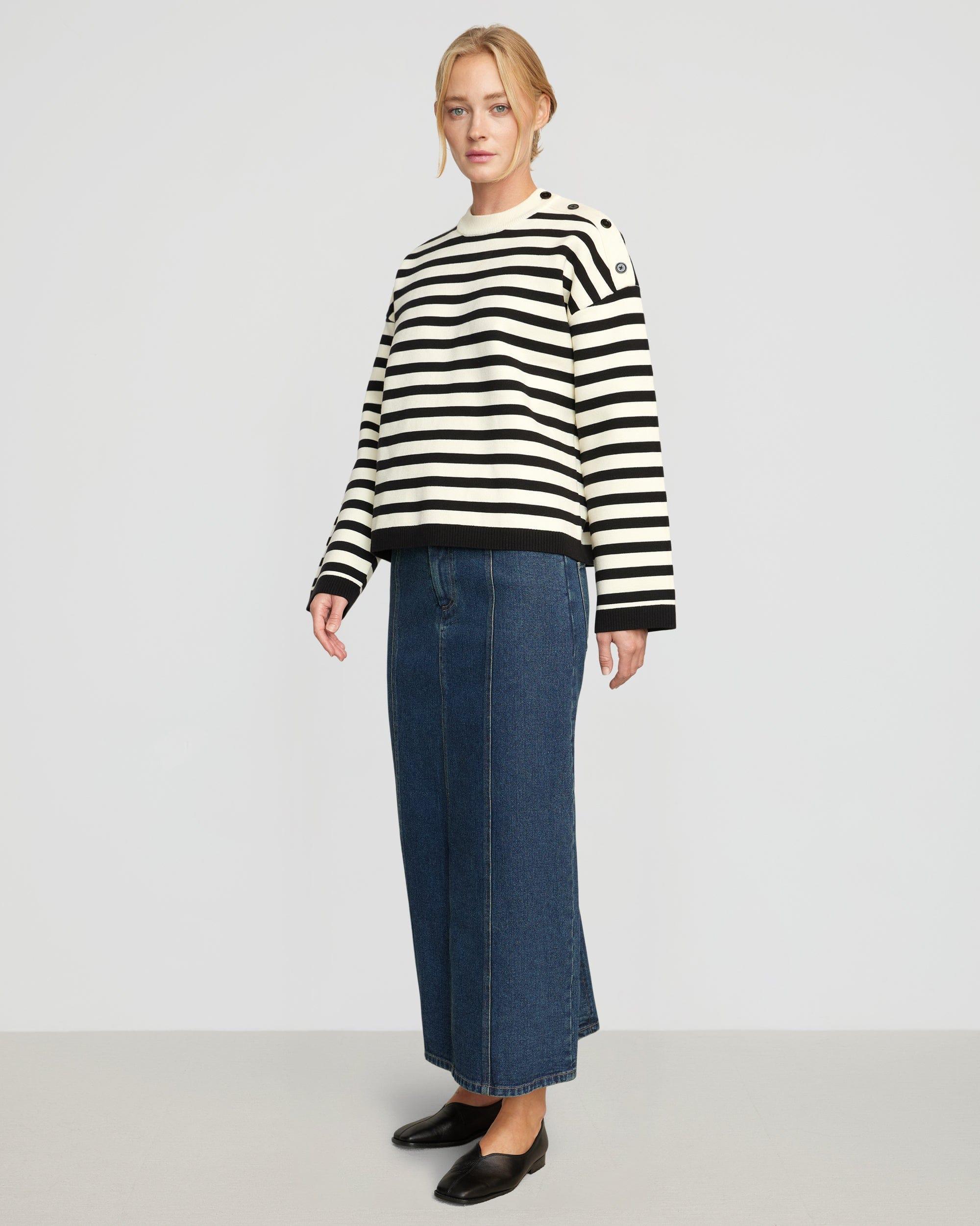 Riley Denim Maxi Skirt Product Image