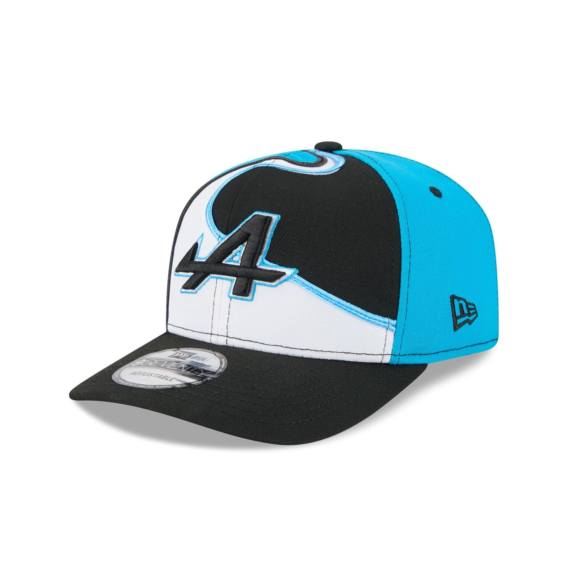 2025 Miami Race BWT Alpine F1 Team Blue Black 9SEVENTY Stretch-Snap Hat Male Product Image