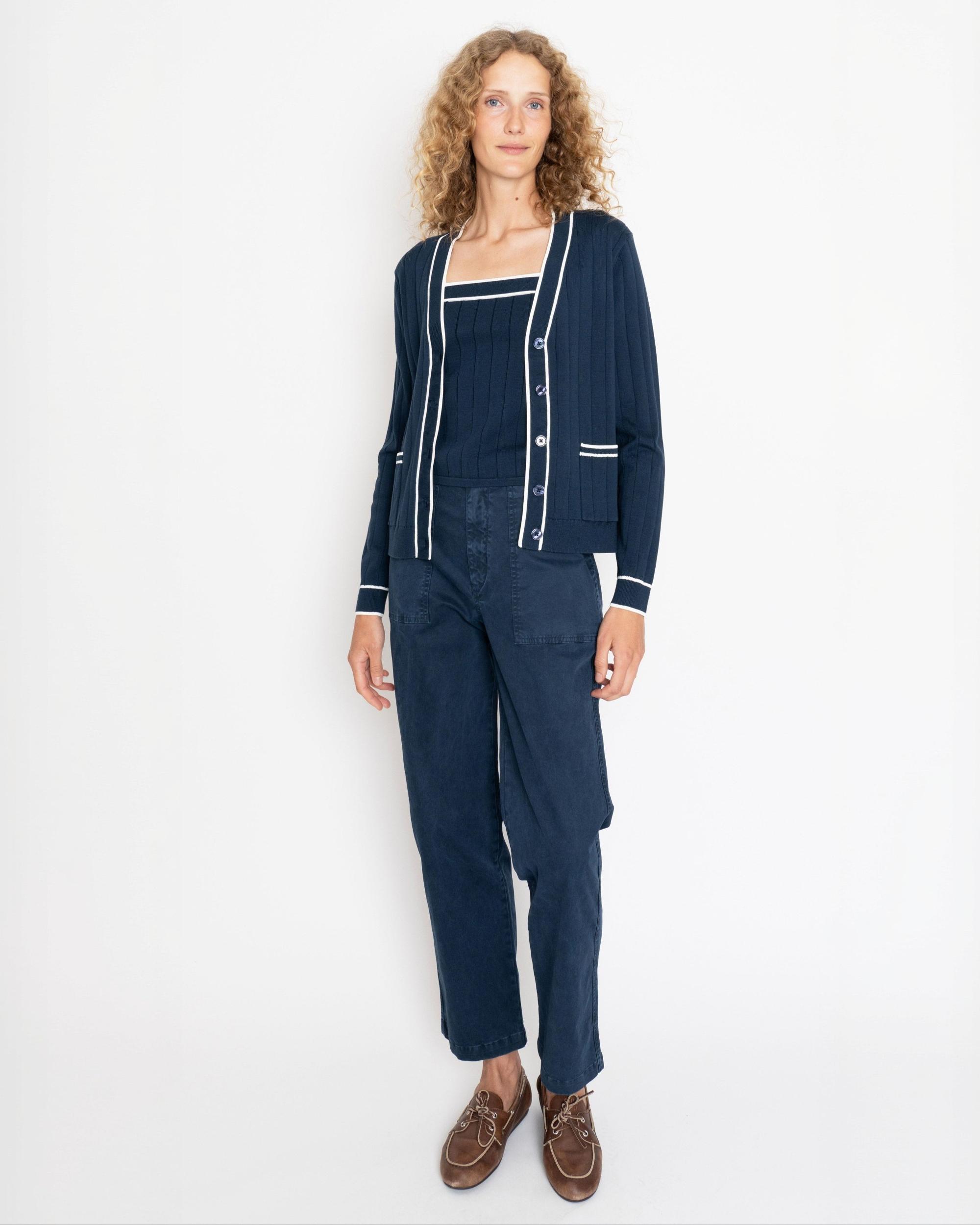 The LouLou - Navy/Cream Female Product Image