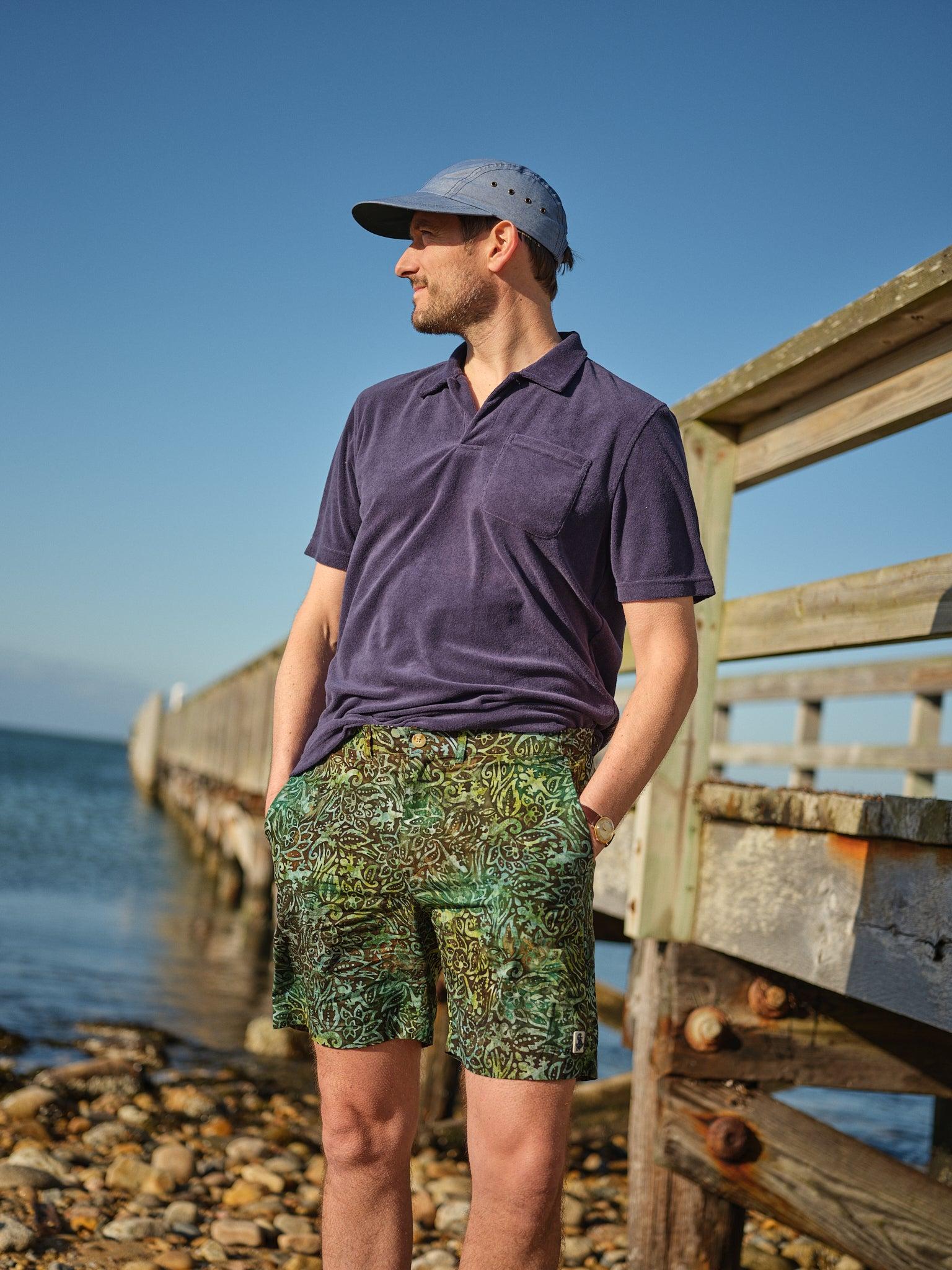 Batik Short in Olive Product Image