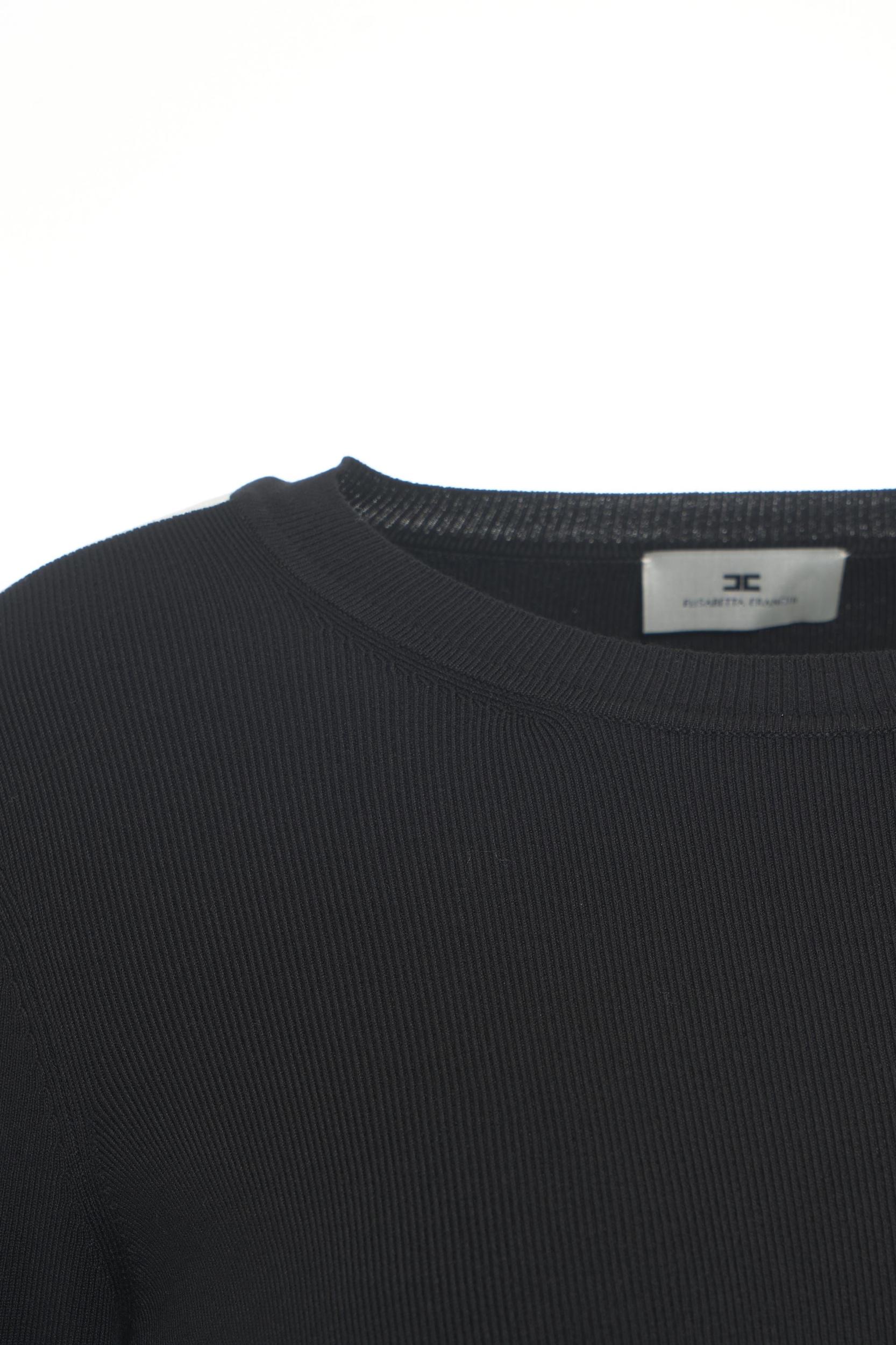Knit top with logo details Product Image