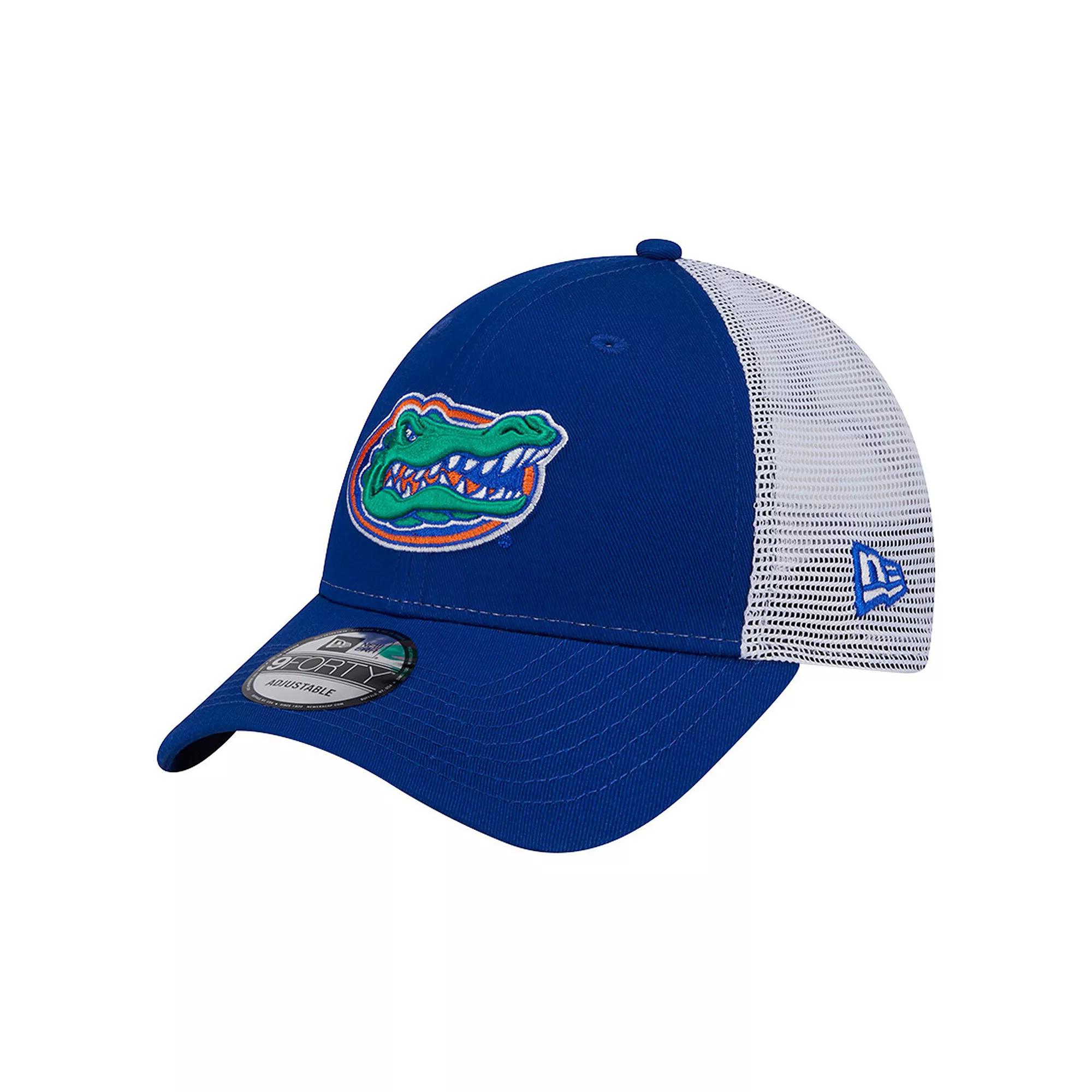 Men's New Era Royal Florida Gators Trucker 9FORTY Adjustable Hat, Blue Product Image