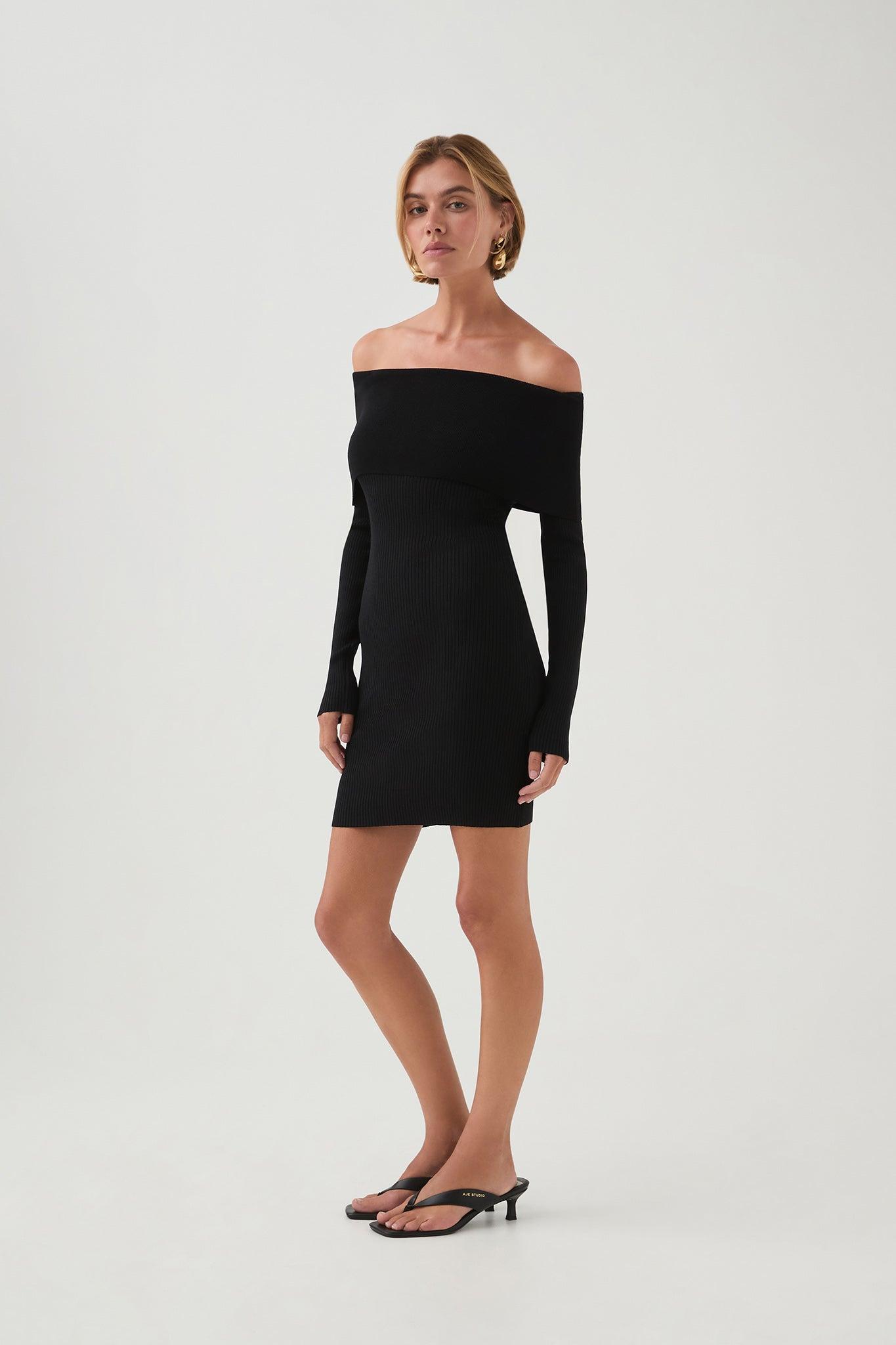 Deia Off Shoulder Long Sleeve Dress Product Image