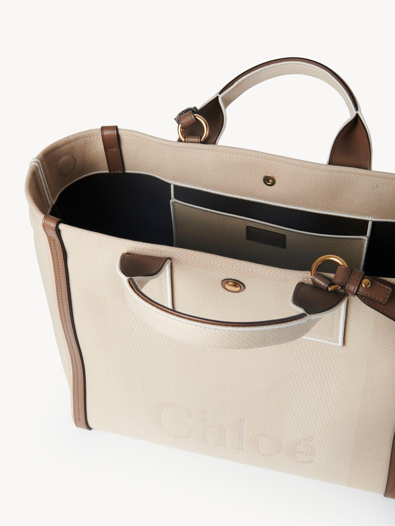Chloé Carry tote bag in canvas Product Image