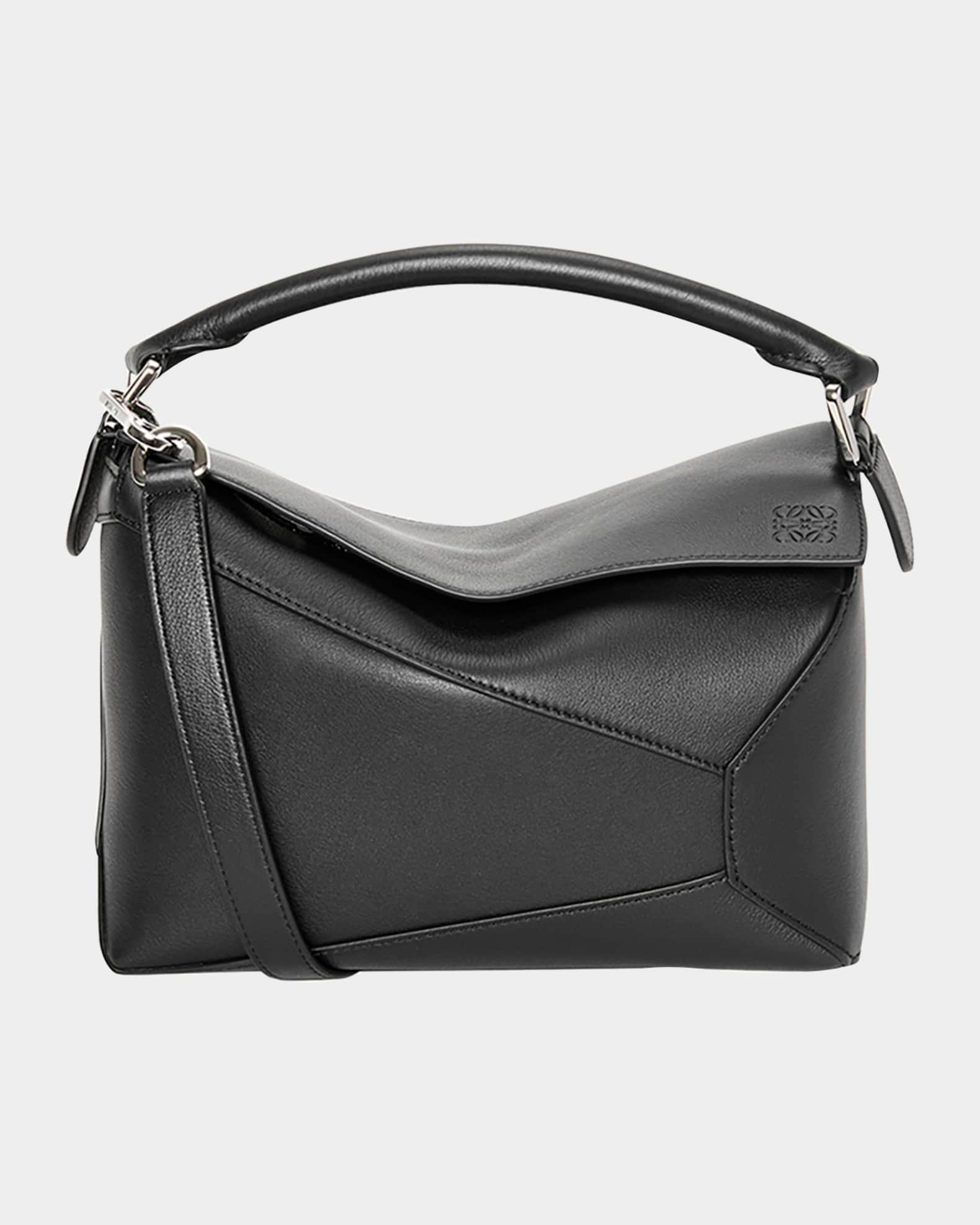 Puzzle Edge Small Top-Handle Bag in Leather Product Image