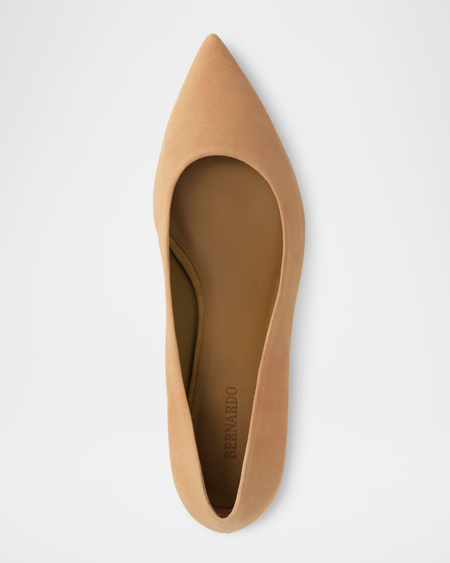 Millie Suede Block-Heel Pumps Product Image