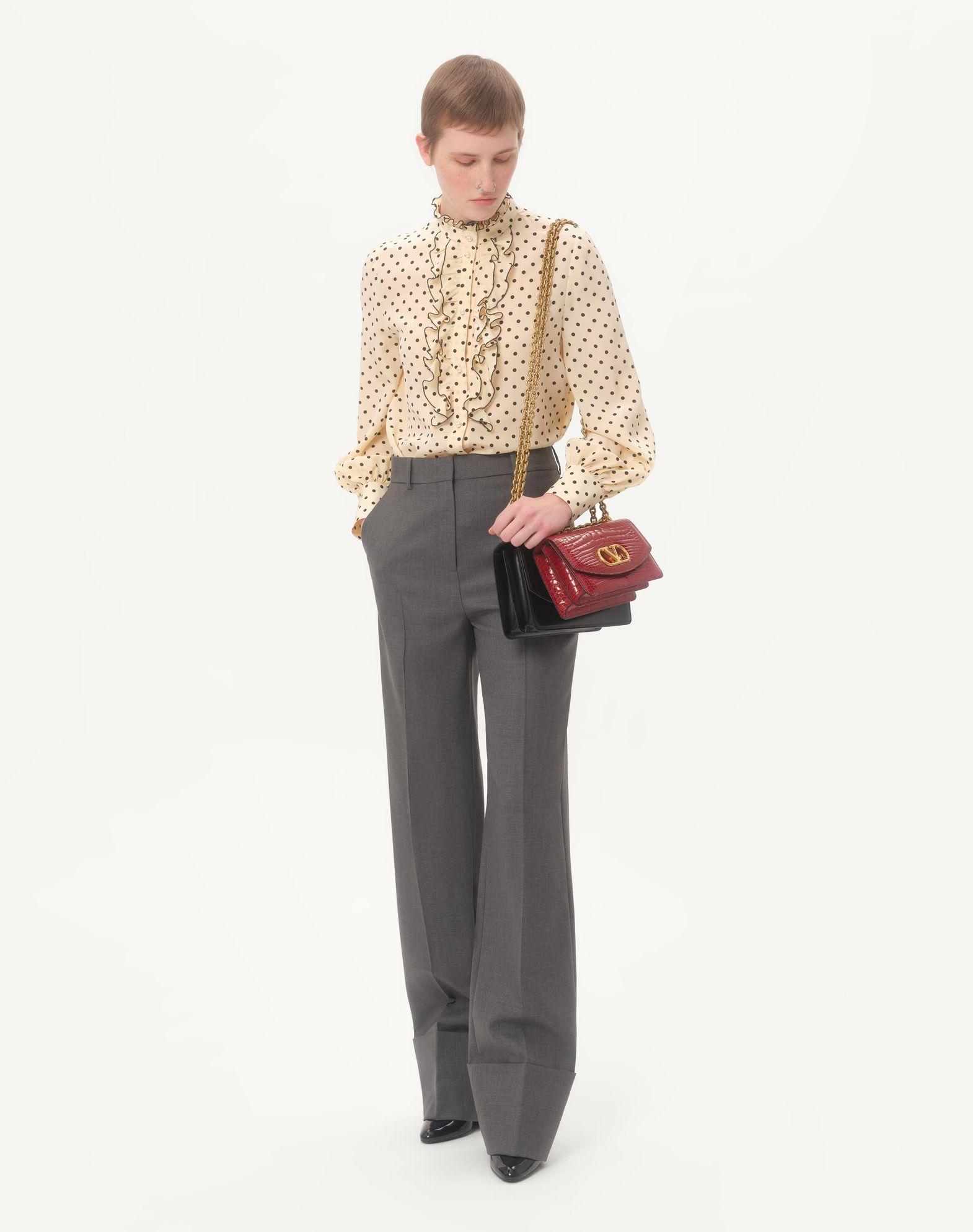 Crepe De Chine Shirt With Plusdepois Print Product Image