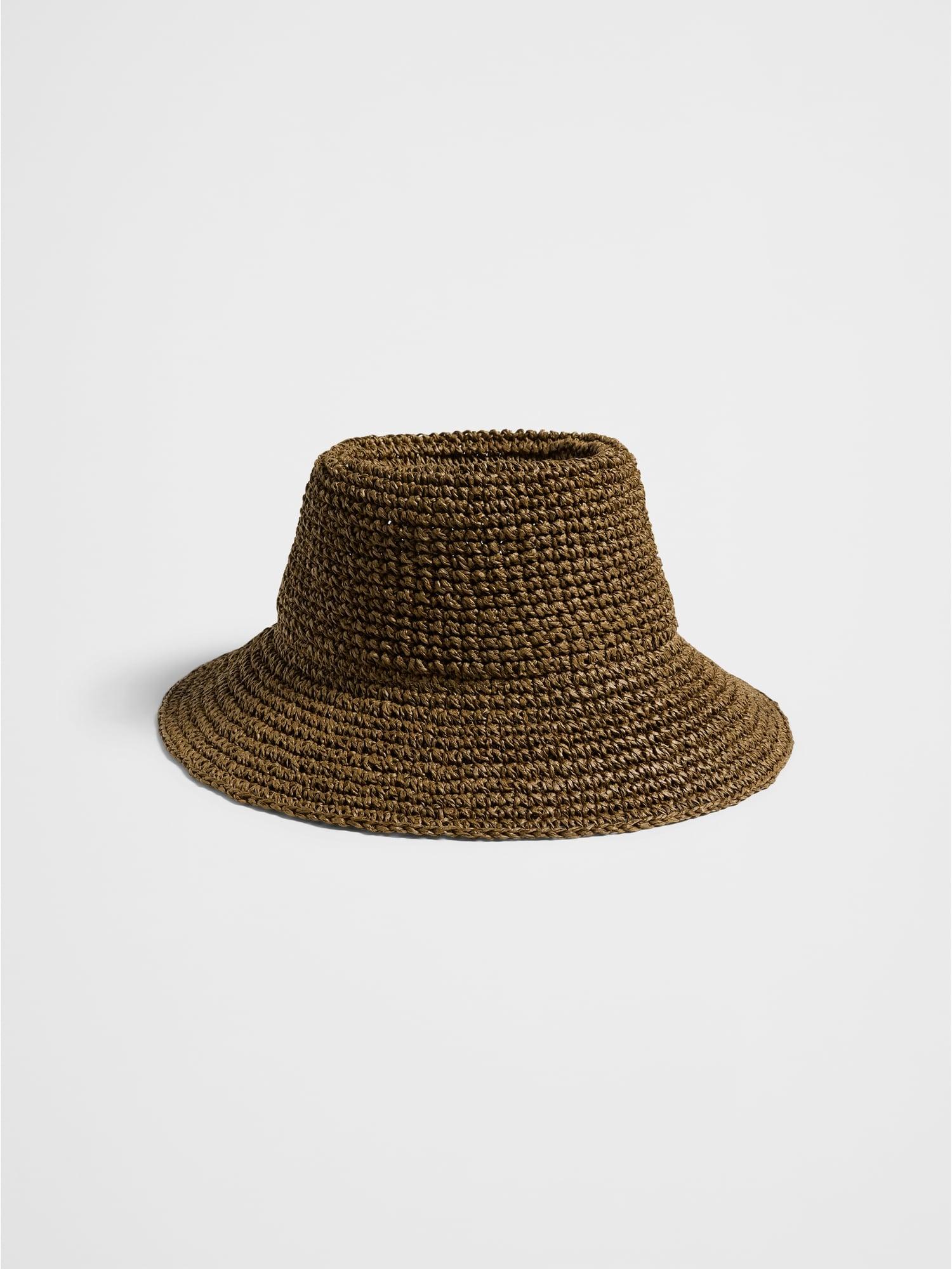 Straw Bucket Hat Product Image