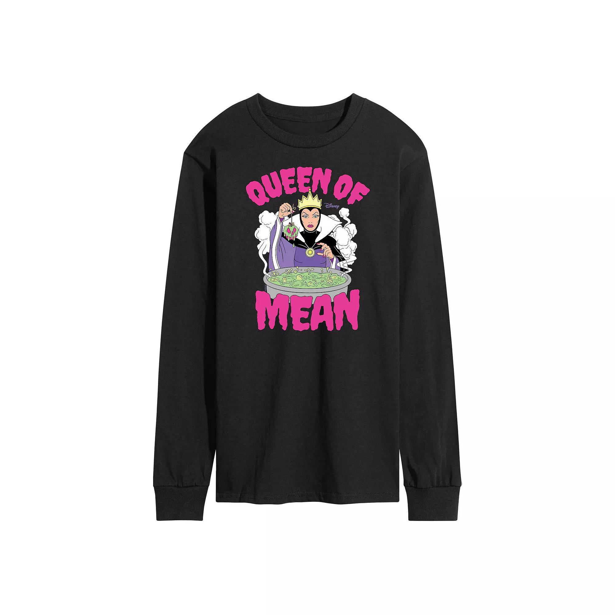 Disney Villains Men's Queen Of Mean Long Sleeve,  Product Image