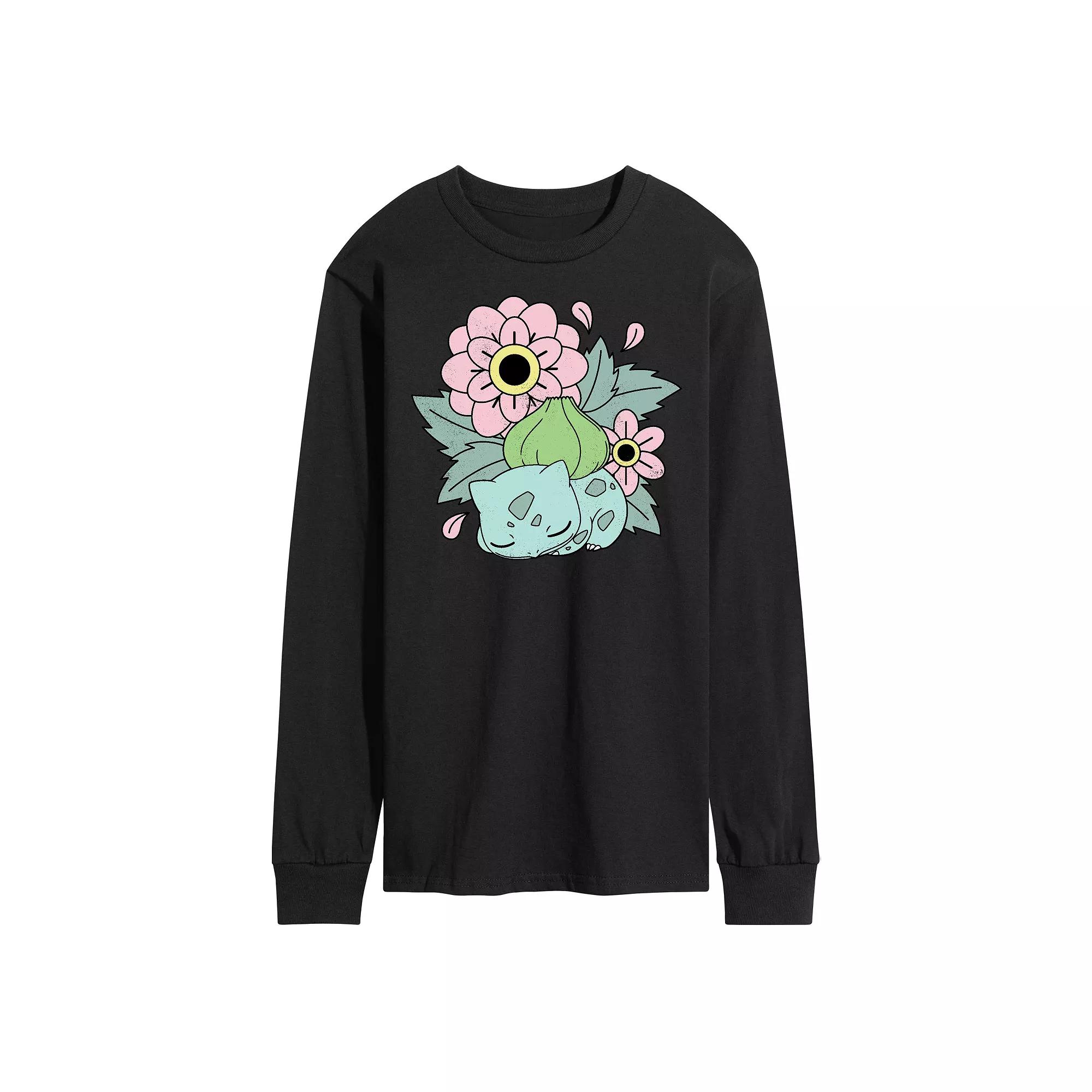 Men's Garfield Tennis Long Sleeve Graphic Tee,  Product Image