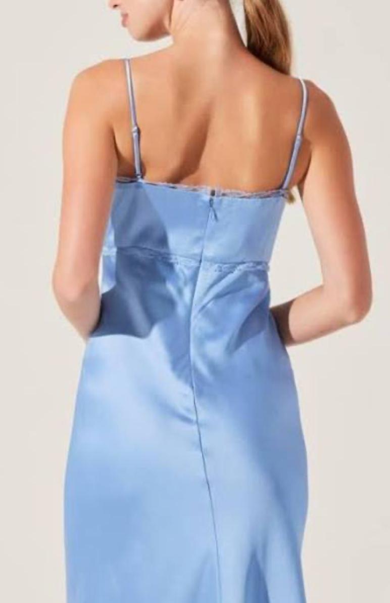 ASTR The Label Florianne Satin Maxi Dress Product Image