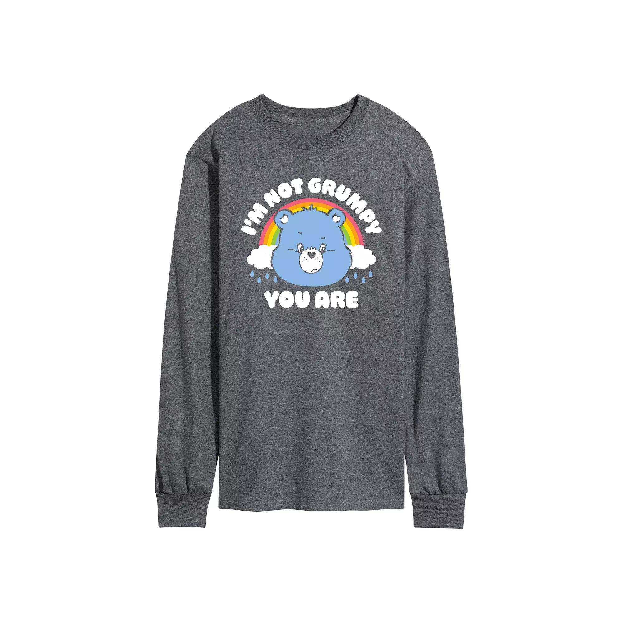 Men's Care Bears I'm Not Grumpy Long Sleeve,  Product Image