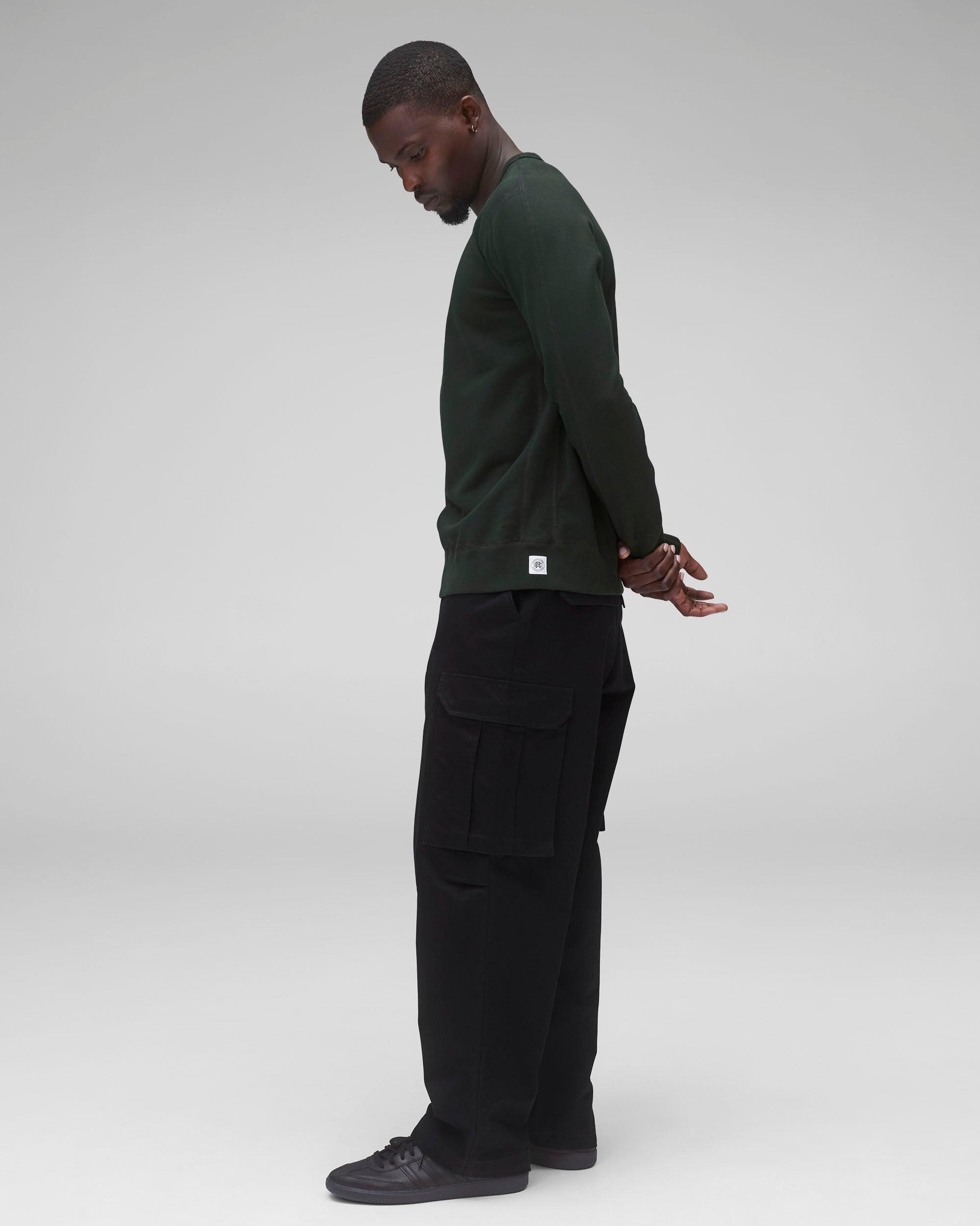 Midweight Terry Slim Crewneck - Vault Male Product Image
