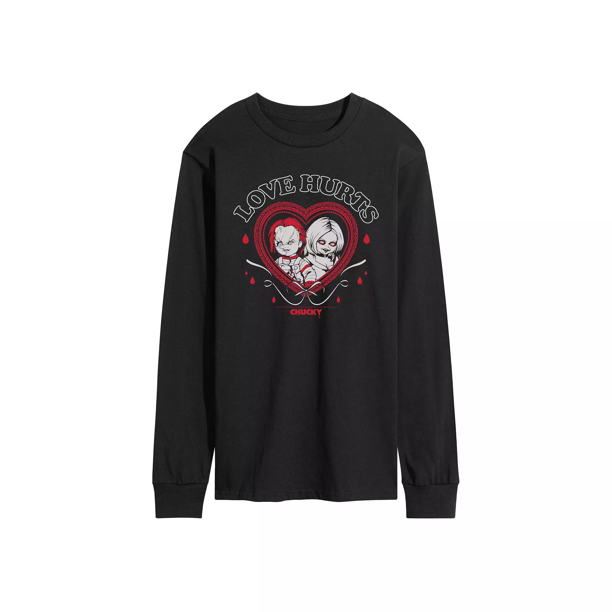 Disney / Pixar's Cars Lightning McQueen Men's Under The Lights Long Sleeve Graphic Tee,  Product Image