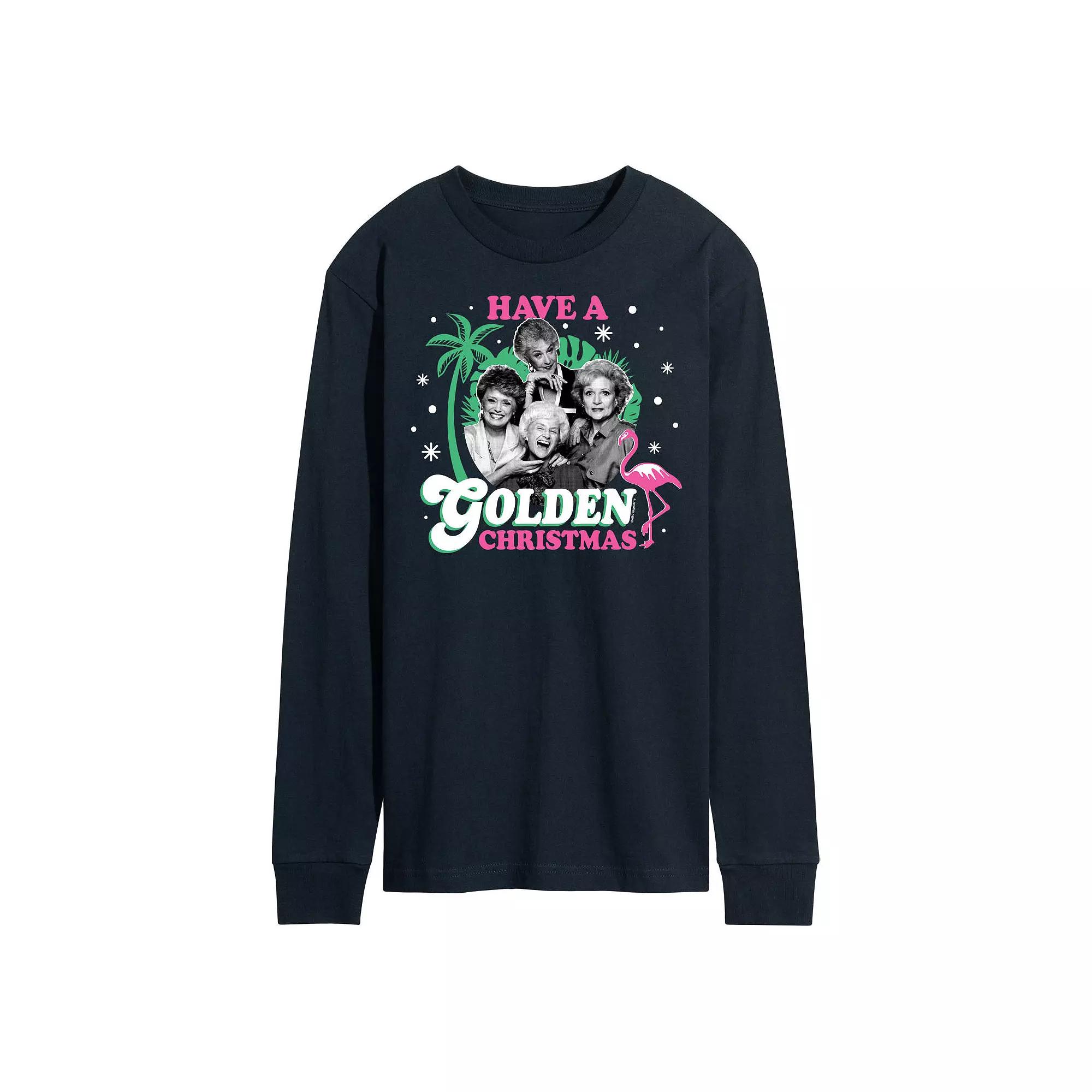 Men's Golden Girls Christmas Long Sleeve Tee,  Product Image