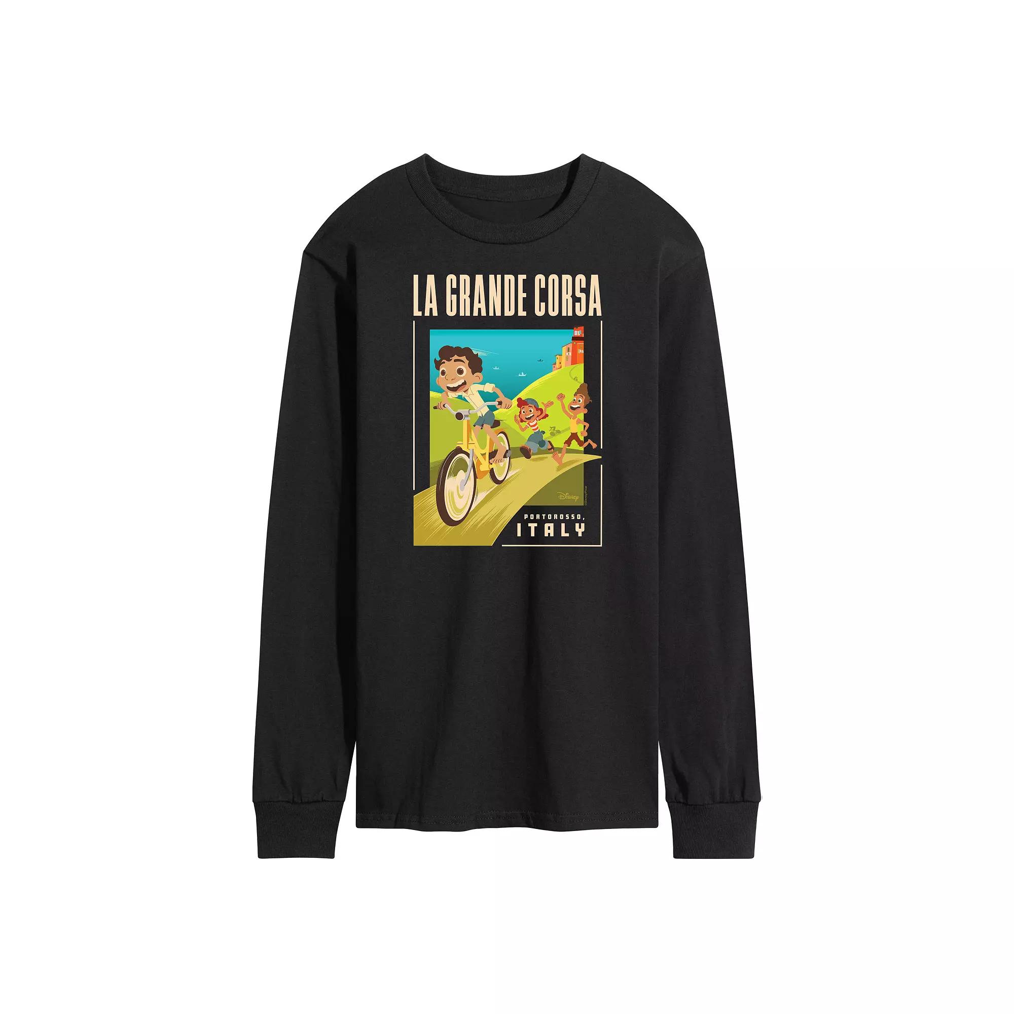 Disney's Luca Men's La Grande Long Sleeve Graphic Tee,  Product Image