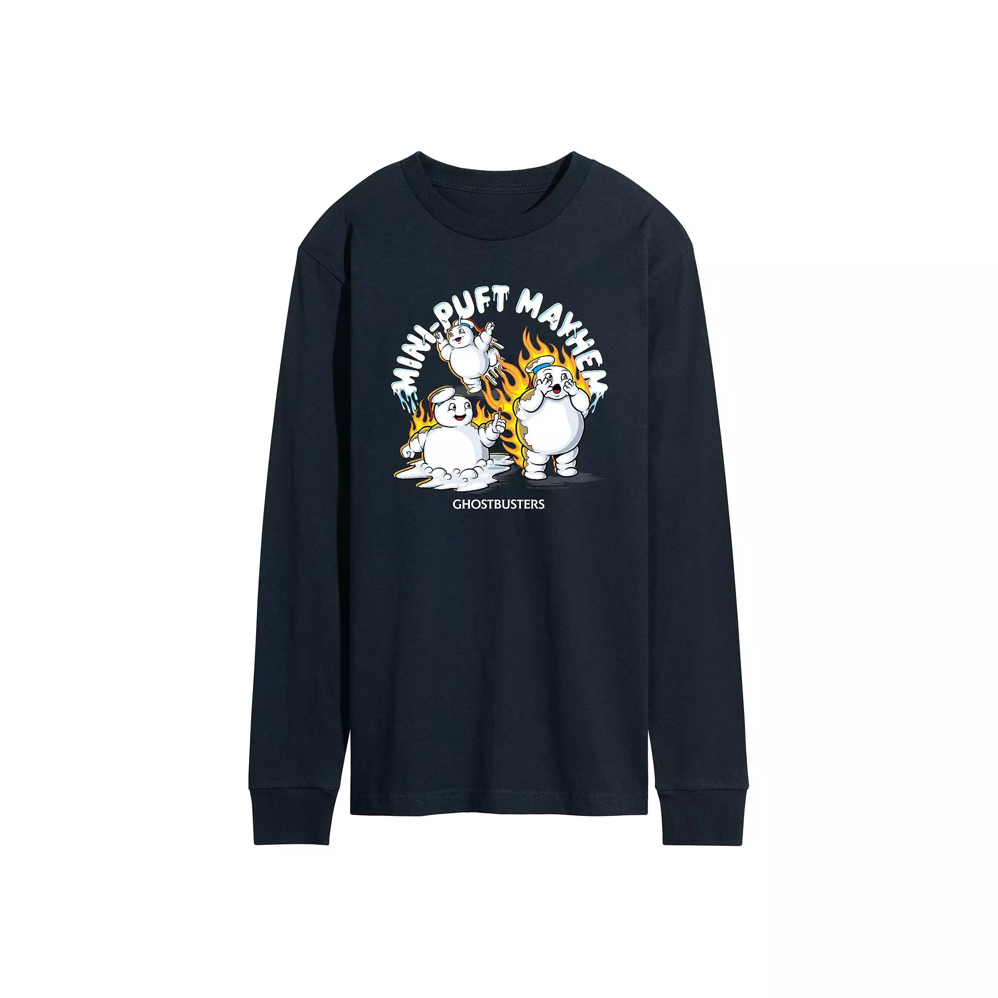 Men's Ghostbusters Frozen Empire Mini Pufts Long Sleeve Graphic Tee,  Product Image