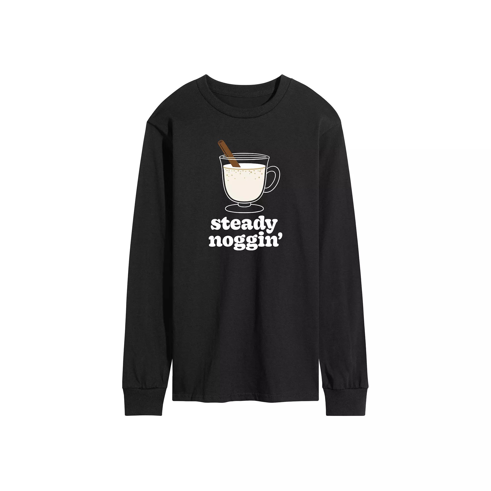 Men's Steady Noggin' Long Sleeve Graphic Tee,  Product Image