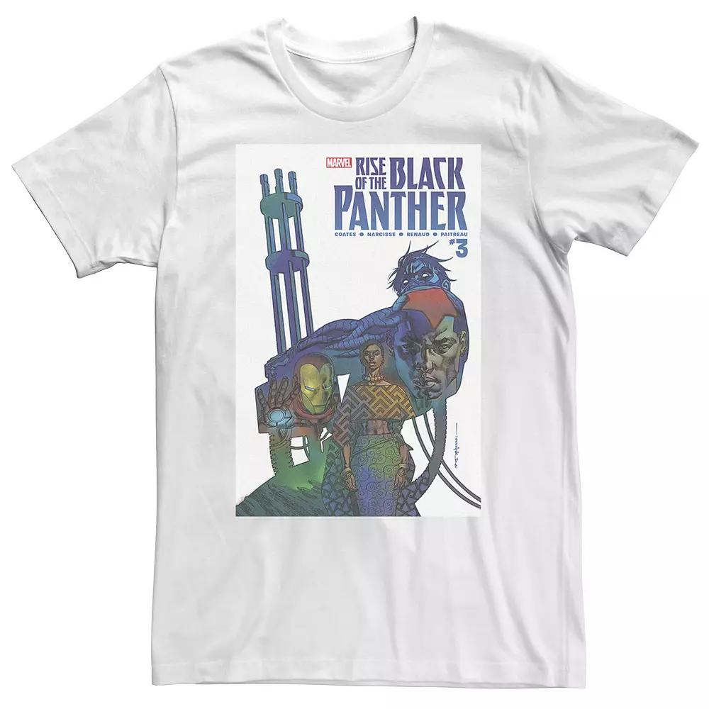 Big & Tall Marvel Rise of Black Panther #3 Comic Cover Tee, Men's,  Product Image