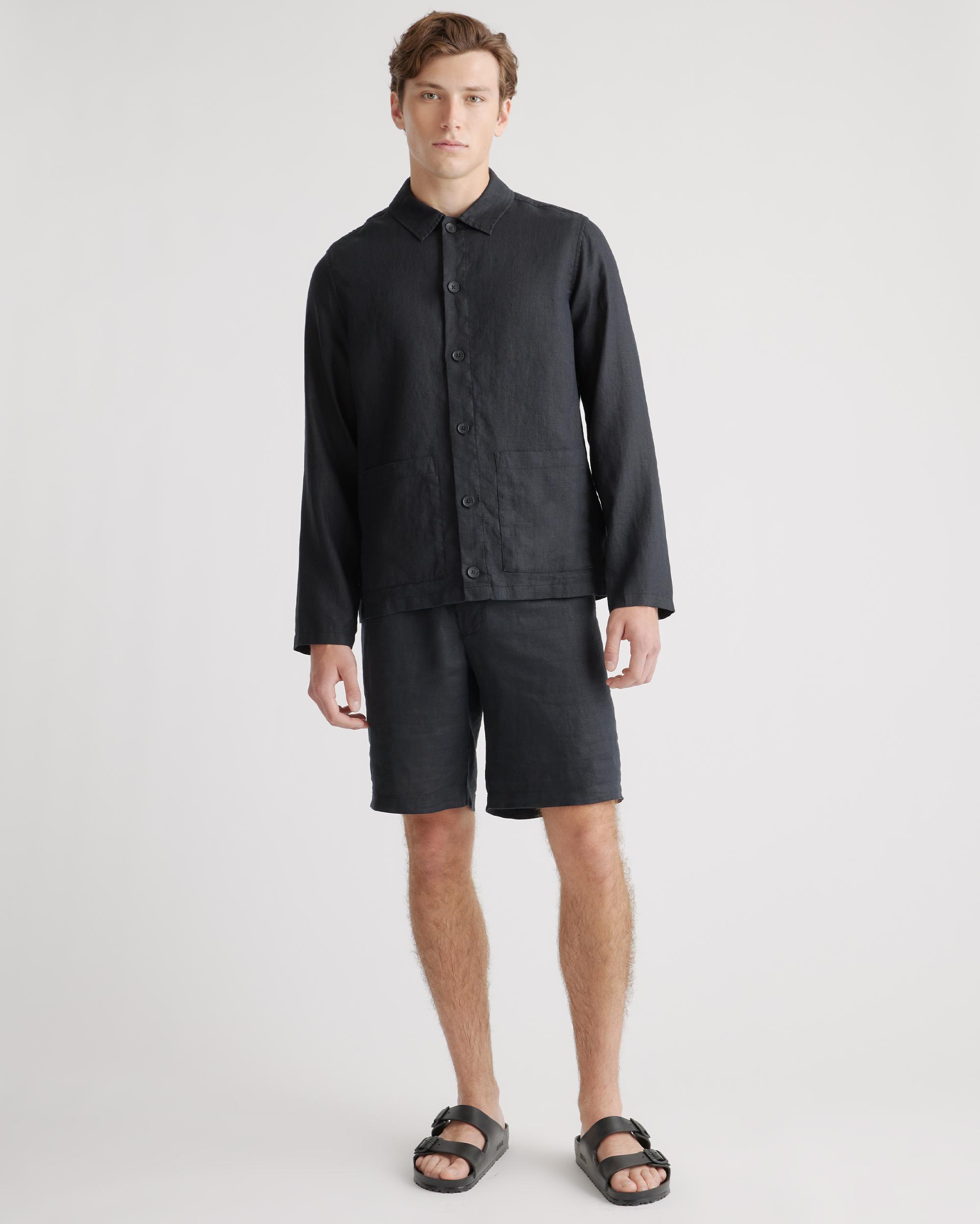 Quince | Men's 100% European Linen Chore Jacket Product Image
