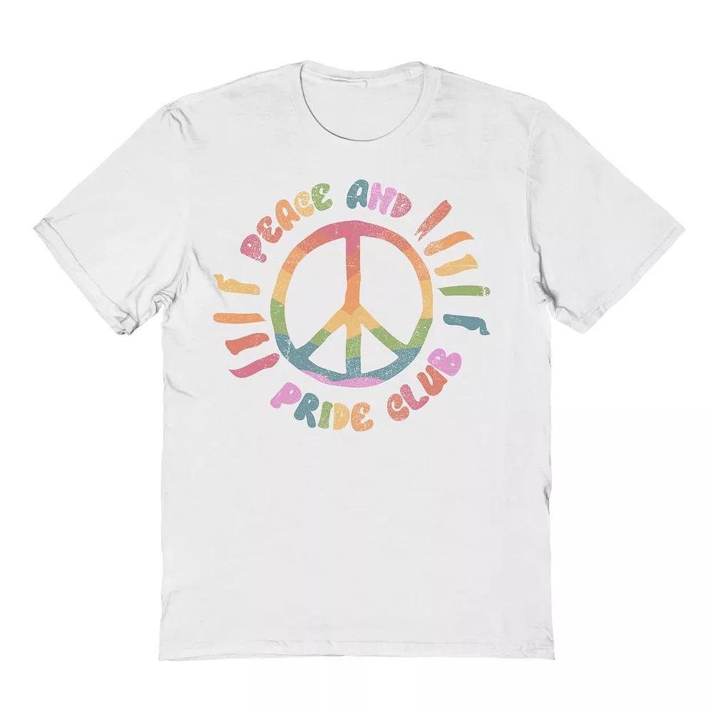 Men's Grayson Threads The Label Peace And Pride Club Pride Graphic Tee, Adult Unisex,  Product Image