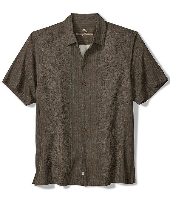Tommy Bahama Short Sleeve Maui Border Woven Shirt Product Image