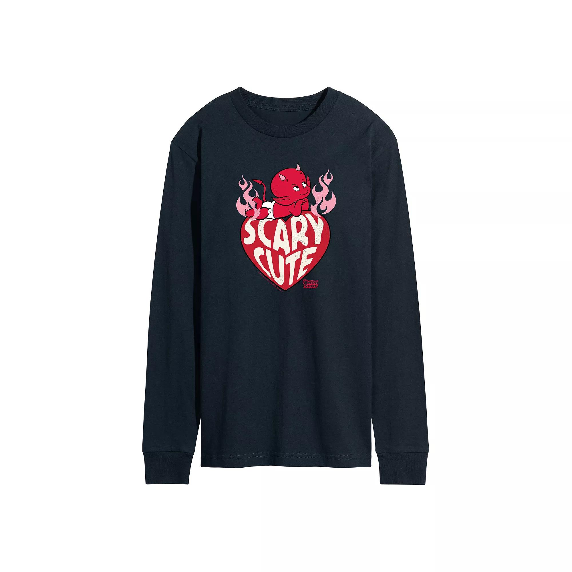 Men's Hot Stuff Little Devil Scary Cute Fleece Sweatshirt,  Product Image