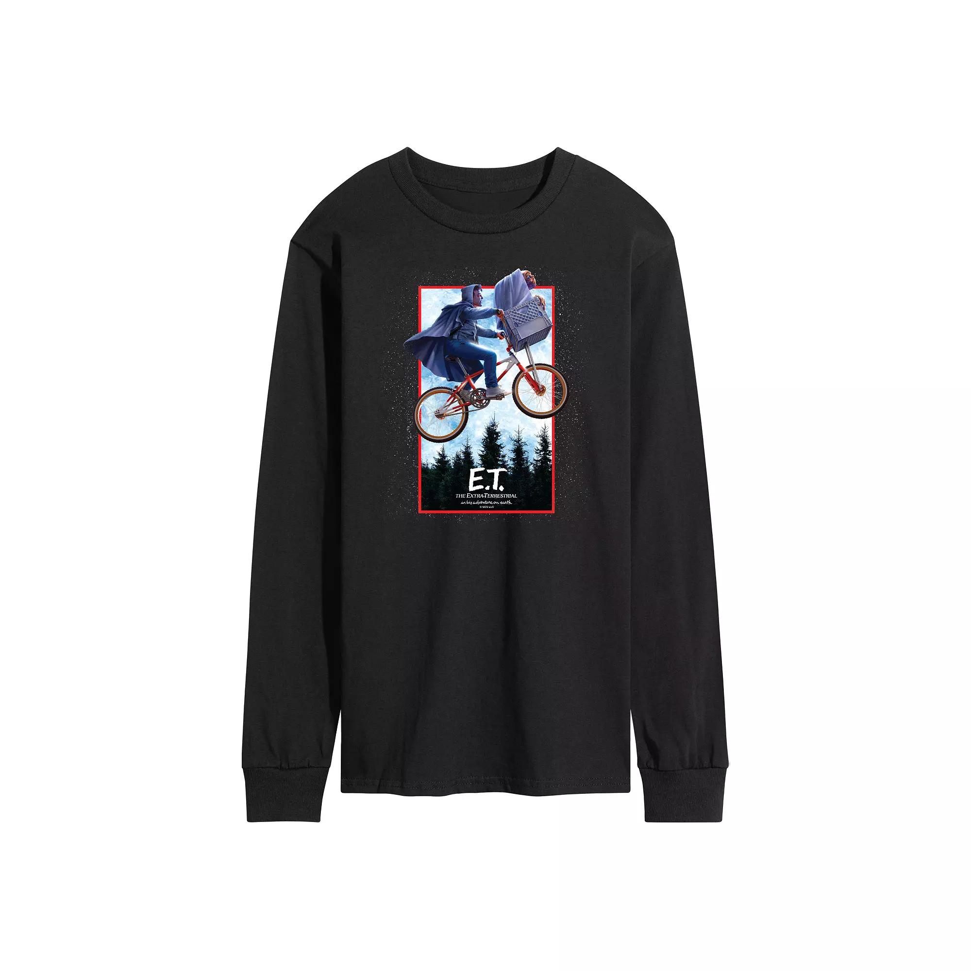 Men's Care Bears Painting Easter Eggs Long Sleeve Graphic Tee,  Product Image