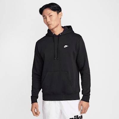 Nike Mens Club Pullover Fleece Hoodie | FN3859-010 Product Image