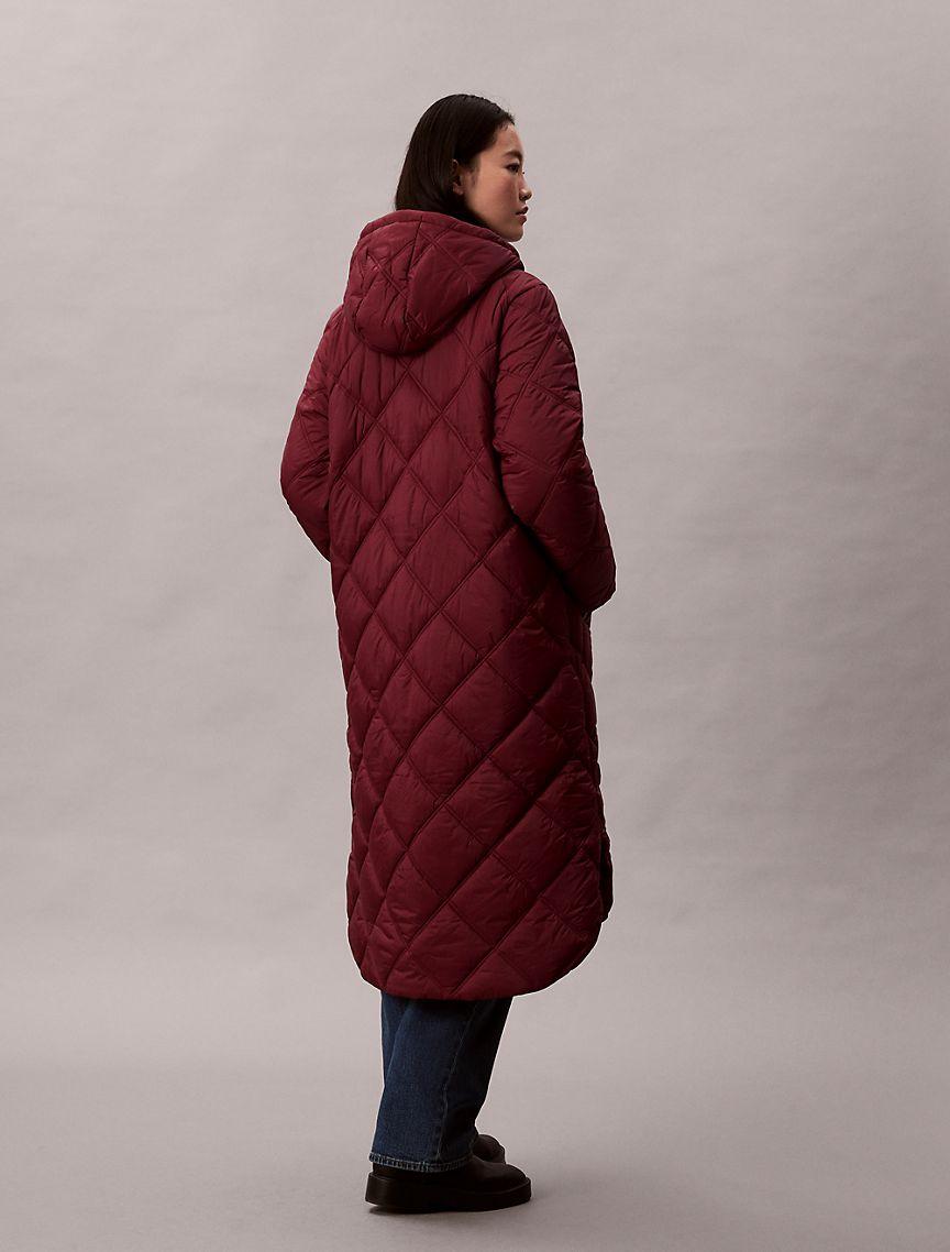 Long Hooded Puffer Jacket Product Image
