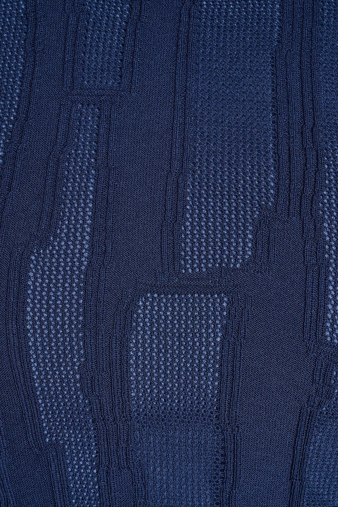 LAYERED MIXED STITCH SWEATER Product Image