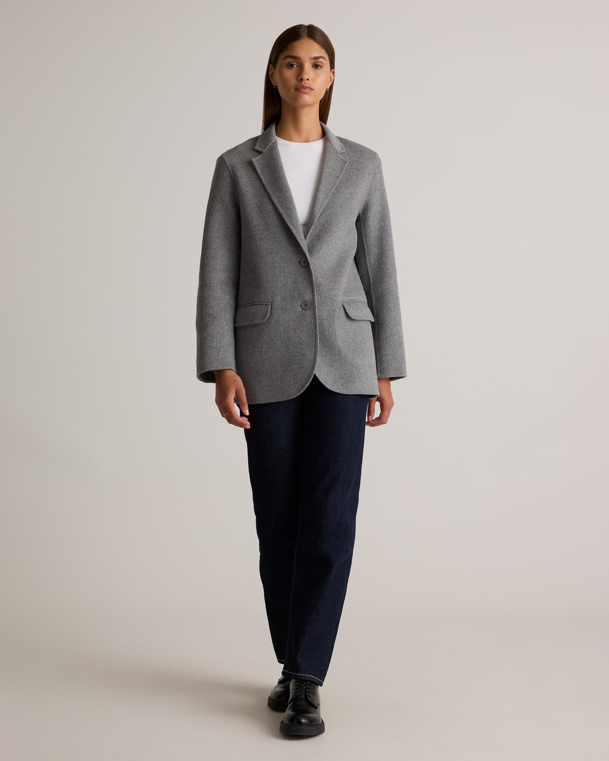 Quince | Women's Double-Faced Merino Wool Soft Blazer Size XS, Wool/Nylon Product Image