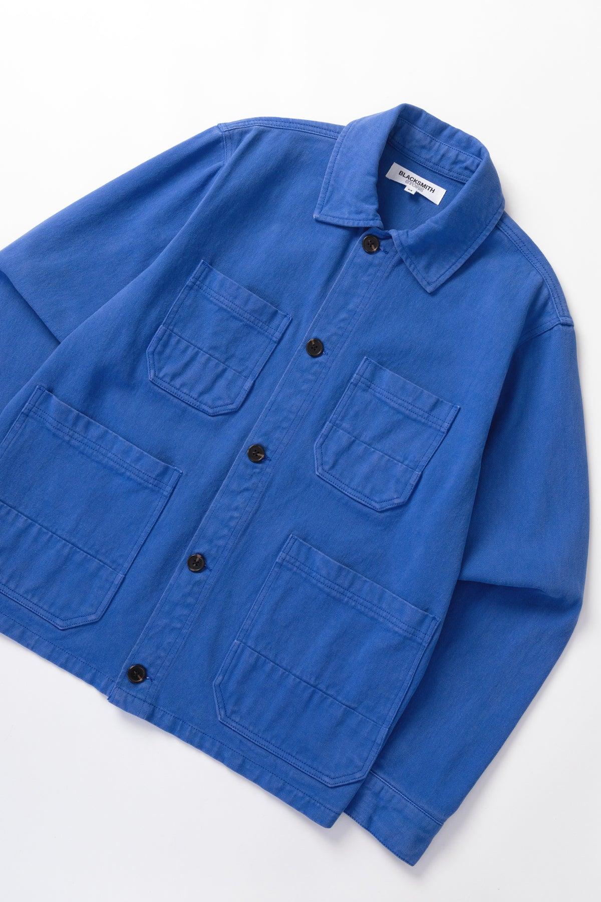 Blacksmith - Four Pocket Work Jacket - French Blue Product Image