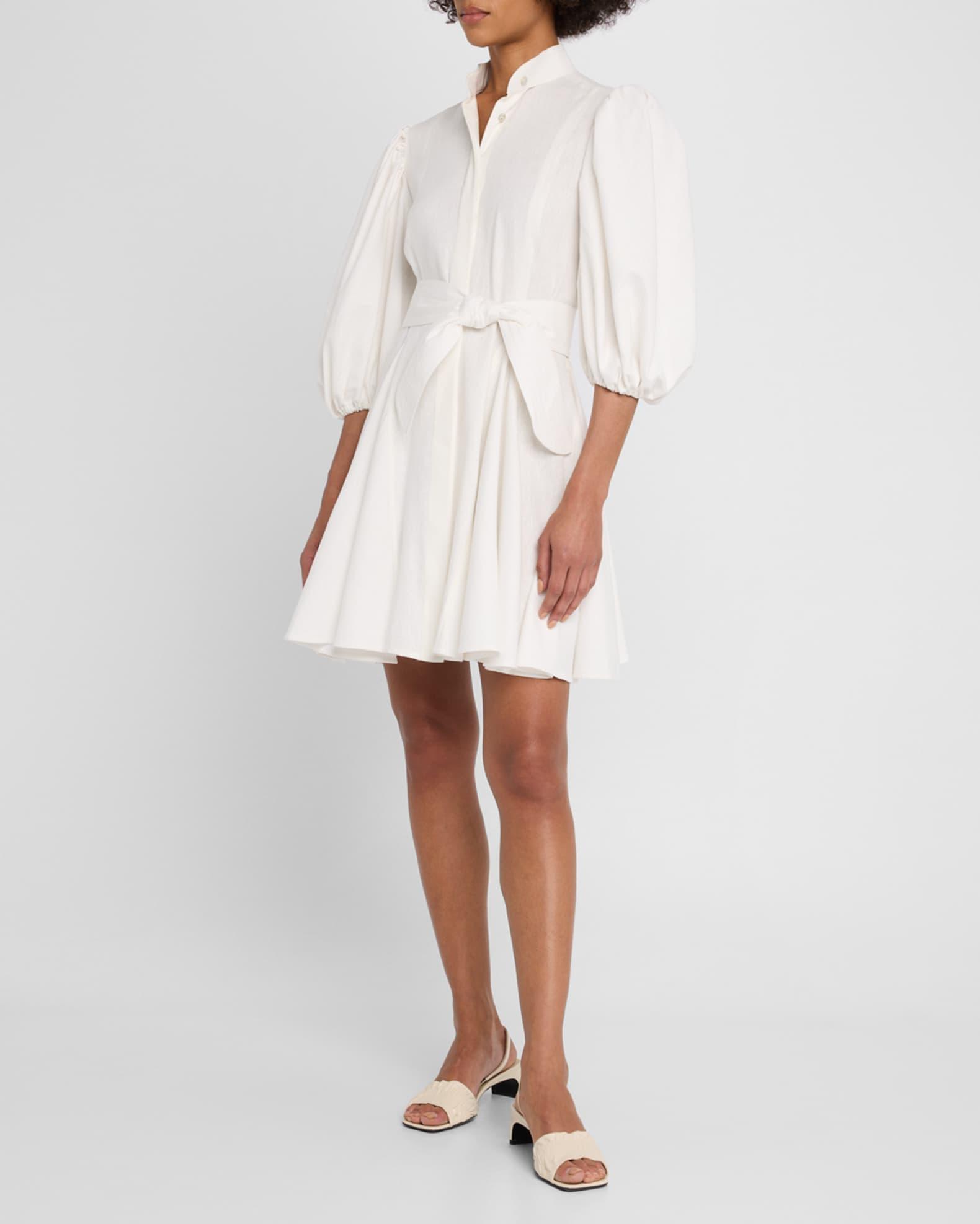 Bromelia Linen Mini Shirtdress Product Image