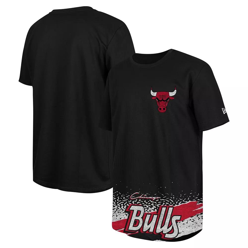 Men's New Era Black Chicago Bulls Sport Classic T-Shirt, Size: Medium Product Image