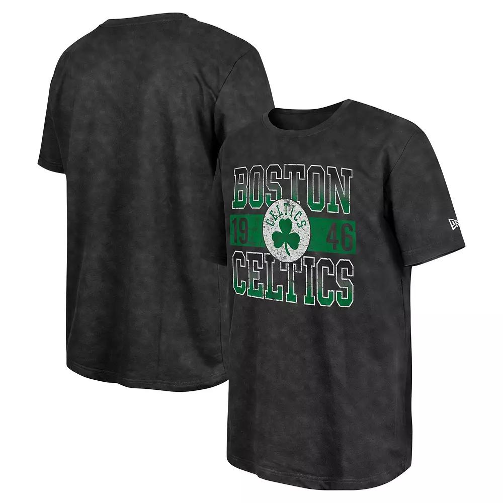Men's New Era Black Boston Celtics Enzyme Washed Over Product Image