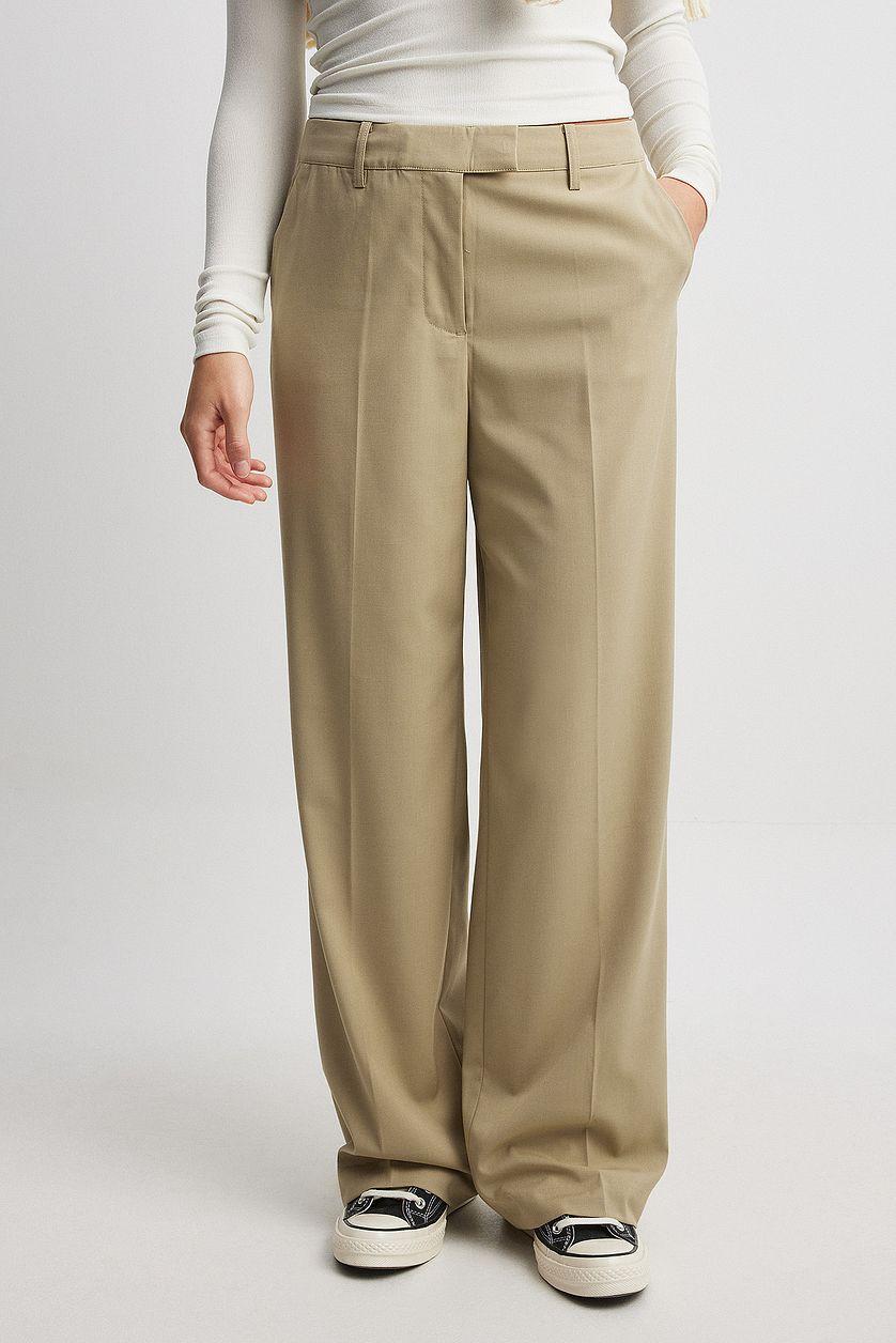 Pocket Flap Detail Suit Pants Product Image
