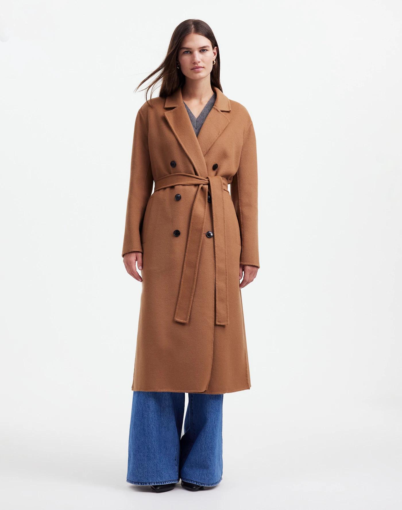 Double-Faced Brushed Long Coat Product Image
