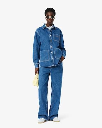 Oversized Denim Overshirt Product Image