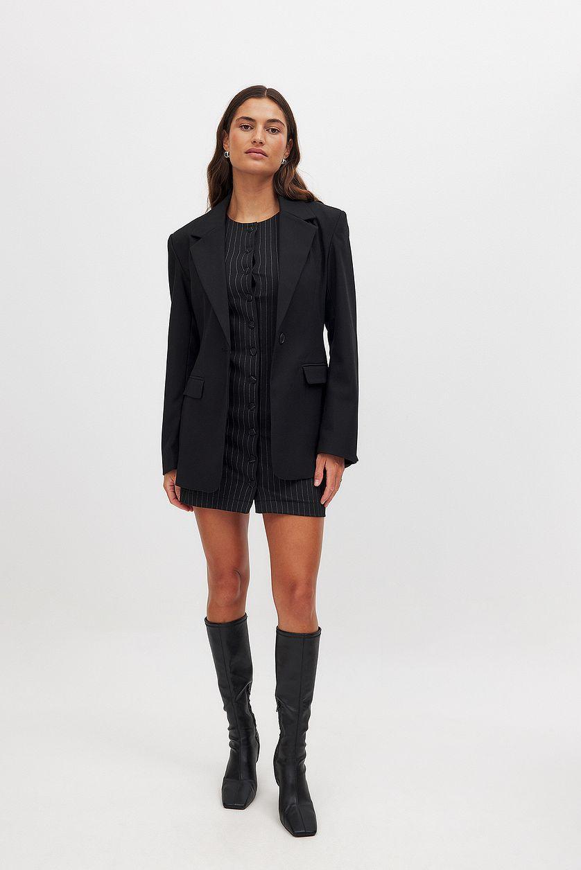 Punto Button Mini Dress Product Image