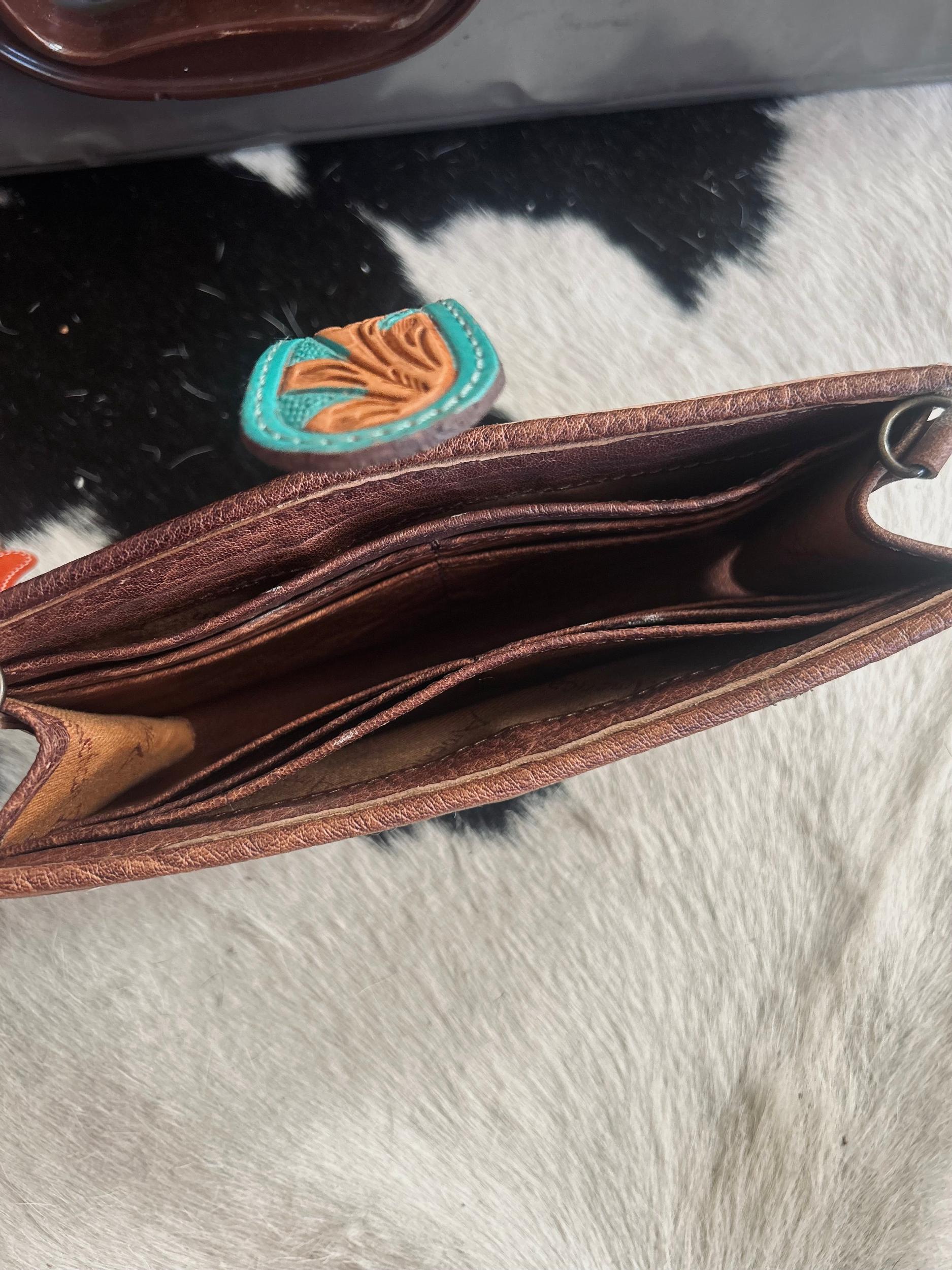 American Darling Boho Turquoise Wallet Crossbody Product Image