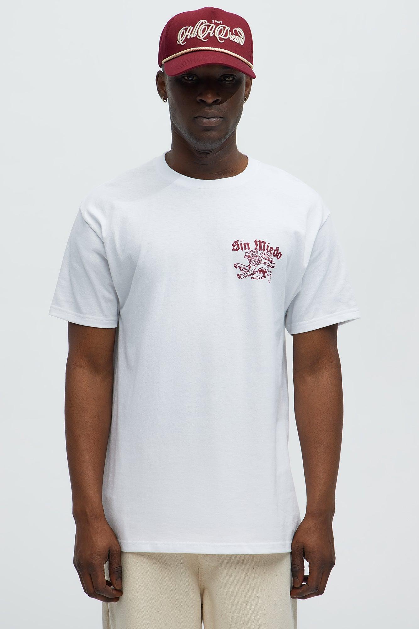 Sin Miedo Short Sleeve Tee - White Product Image