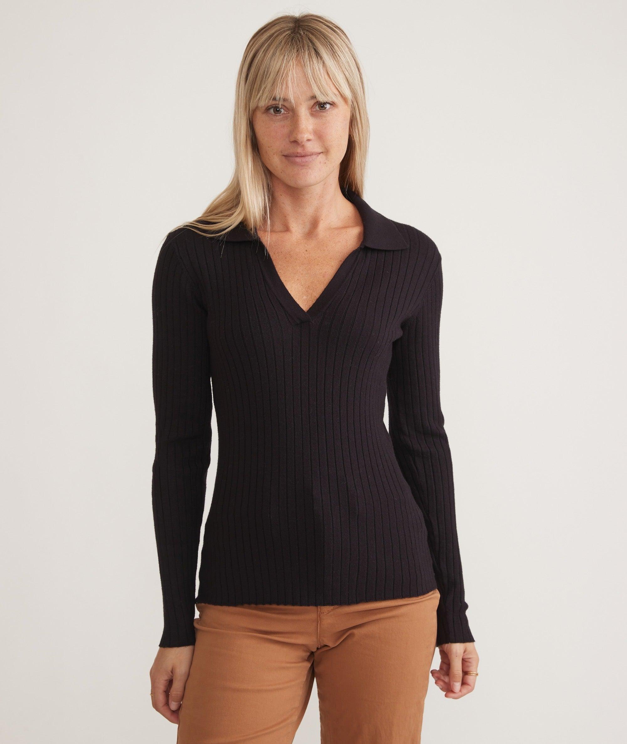 Deserae Knit Polo Product Image