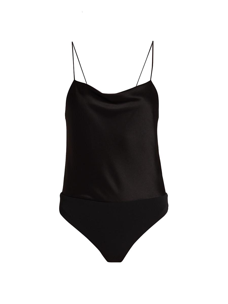 Womens Harmon Satin Bodysuit Product Image
