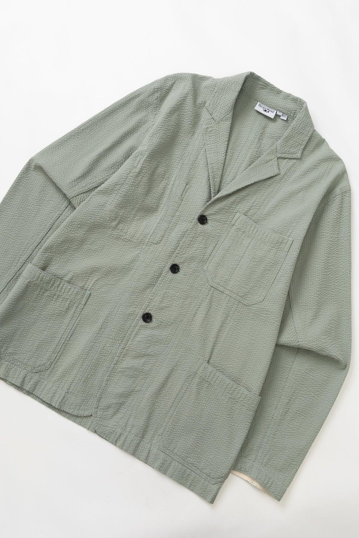 Service Works - Seersucker Server Suit Jacket - Sage Product Image